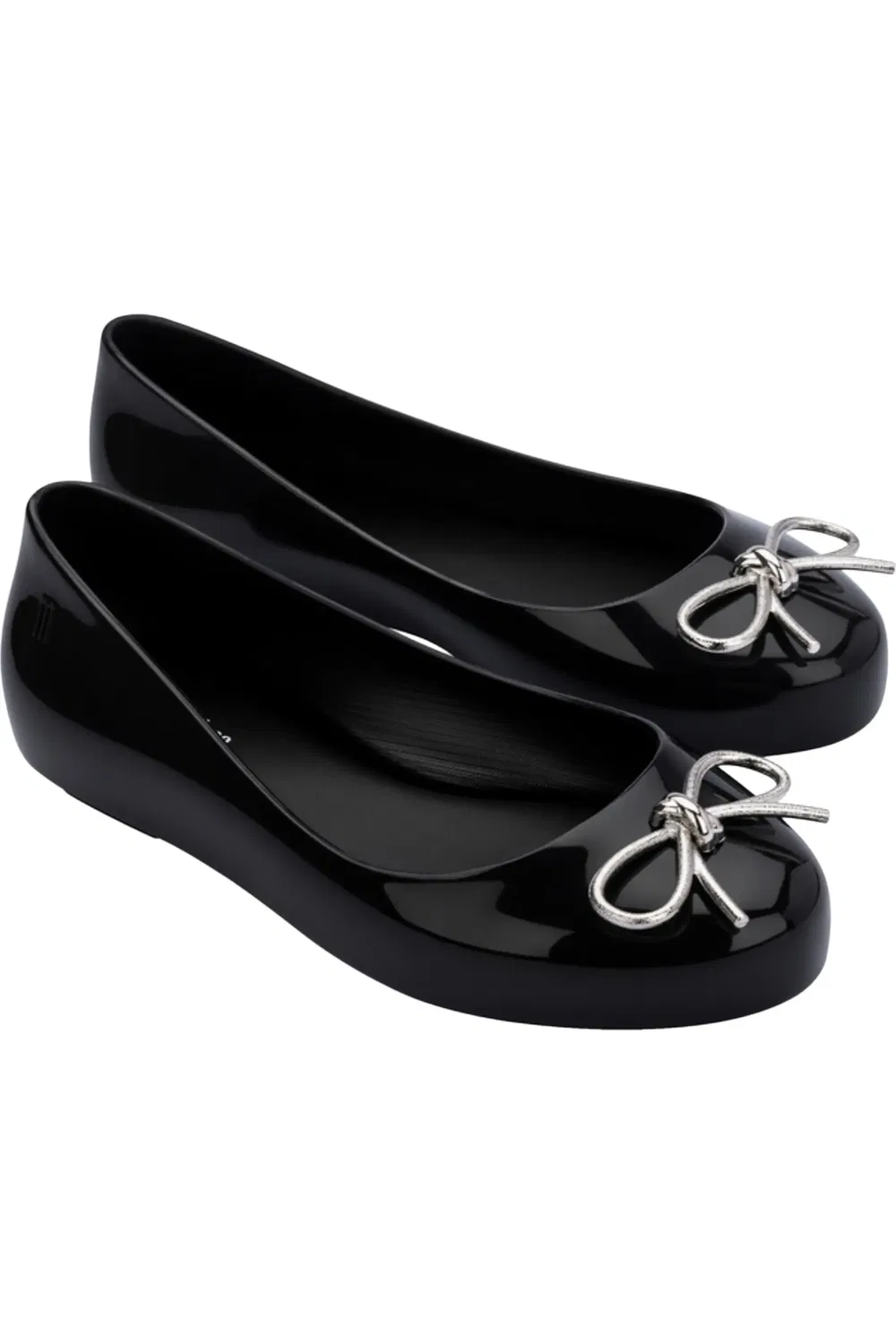 Балетки детские с бантом Sweet Love Mini Melissa, Black/Onyx