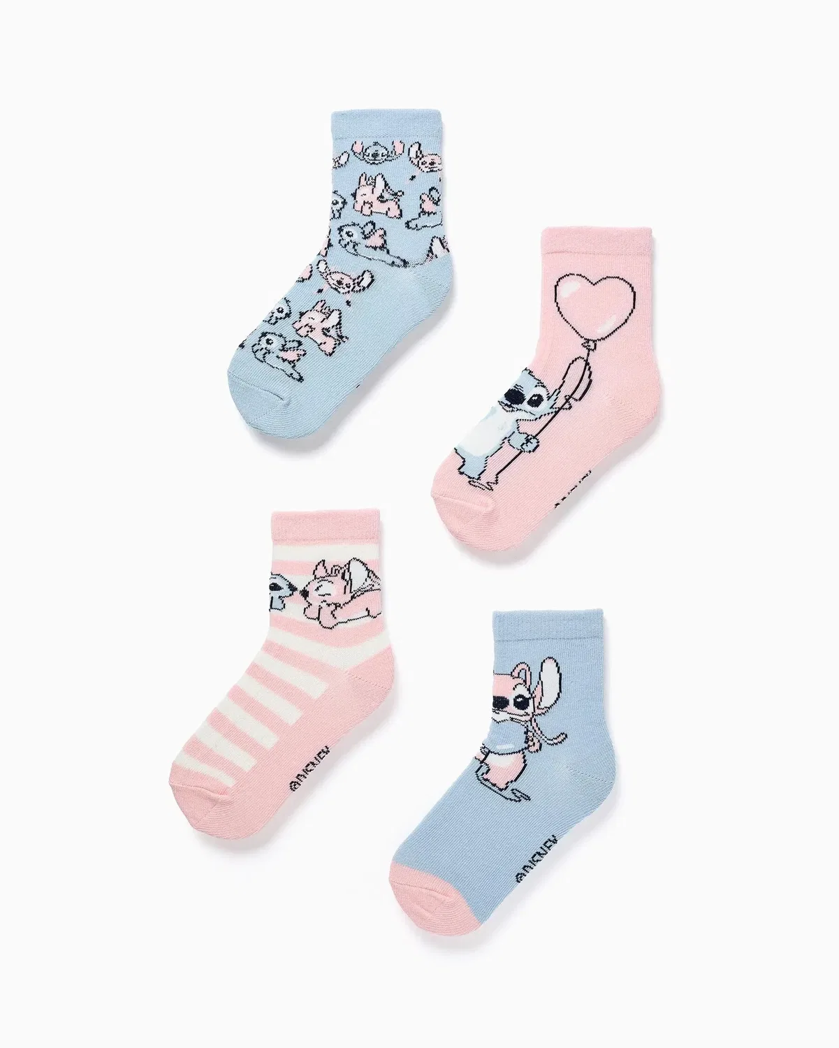 Детский комплект носков для девочек с принтом Stitch Zippy, Multicolor