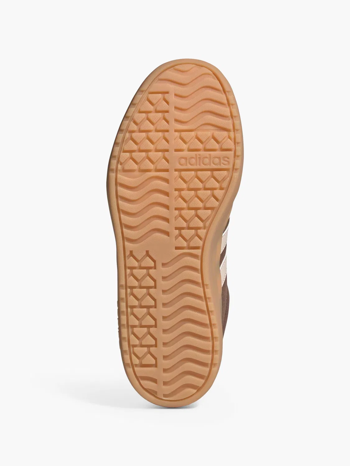 Детские кроссовки на шнуровке Adidas VL Court Bold J, коричневый — фото 4