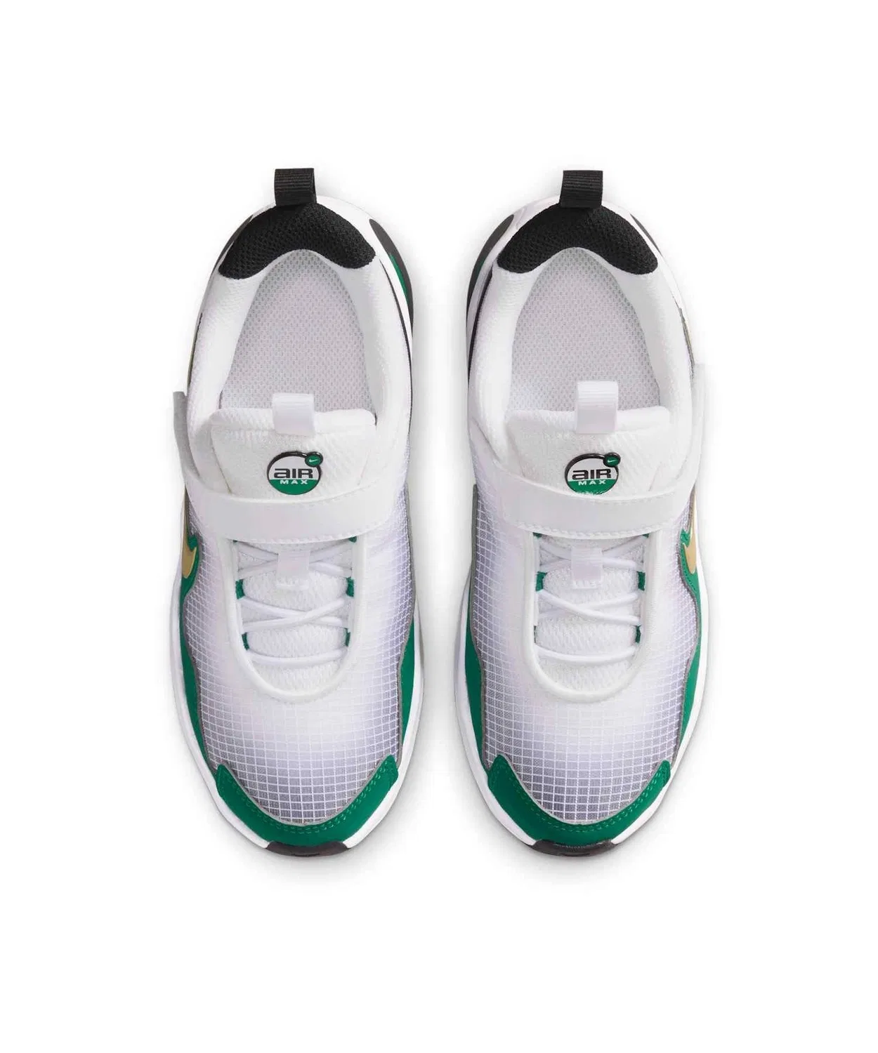 Детские кроссовки с длинным шнурком и липучкой Air Max Nova NIKE, White — фото 4