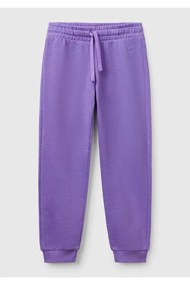 Детские спортивные штаны для девочек с принтом United Colors Of Benetton, Purple