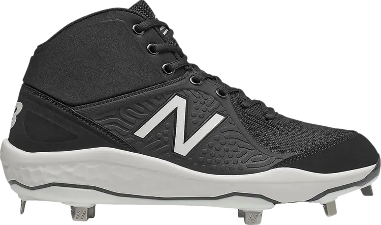 

Бутсы New Balance Fresh Foam 3000v5 Mid Metal 'Black White', серый