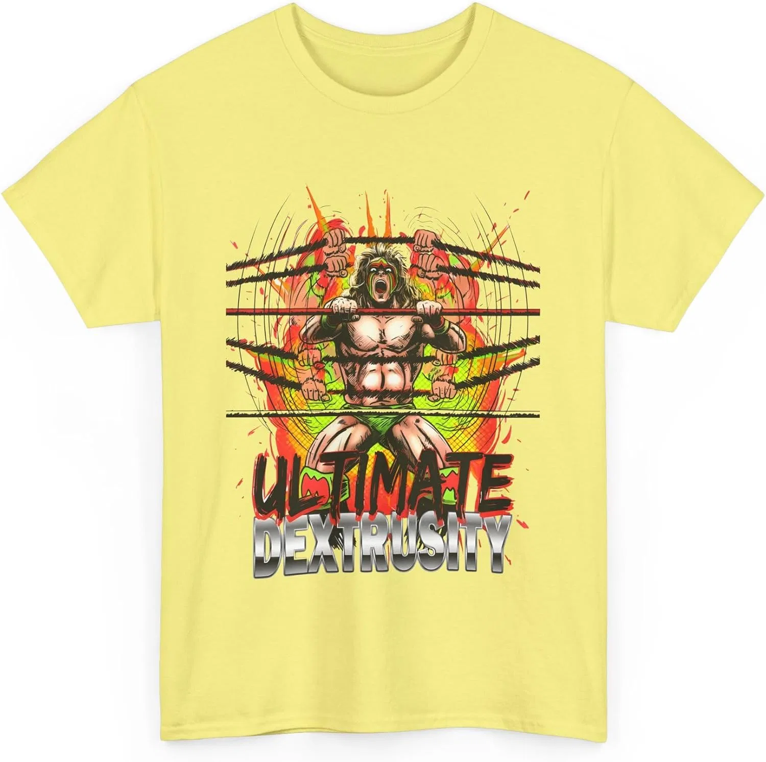 Футболка с принтом The Ultimate Warrior Gildan 5000, Cornsilk