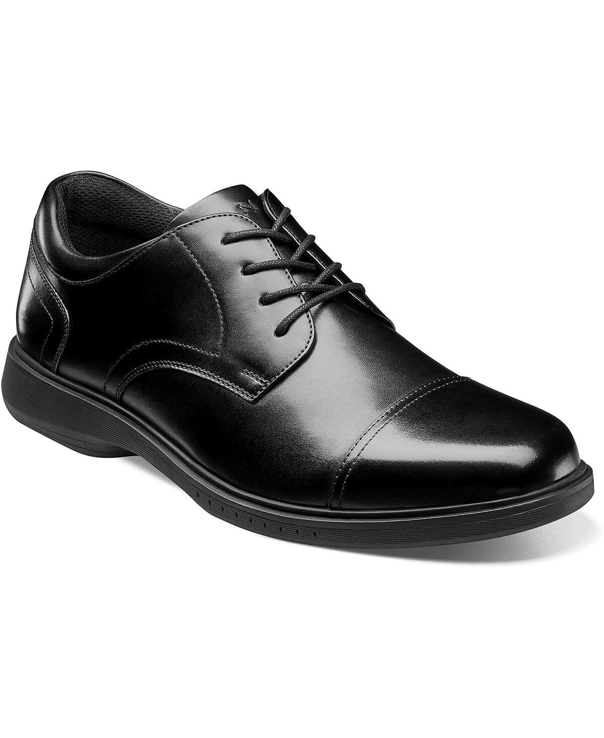 Мужские кроссовки kore pro cap toe oxford с нескользящей технологией комфорта Nunn Bush, черный — фото 2