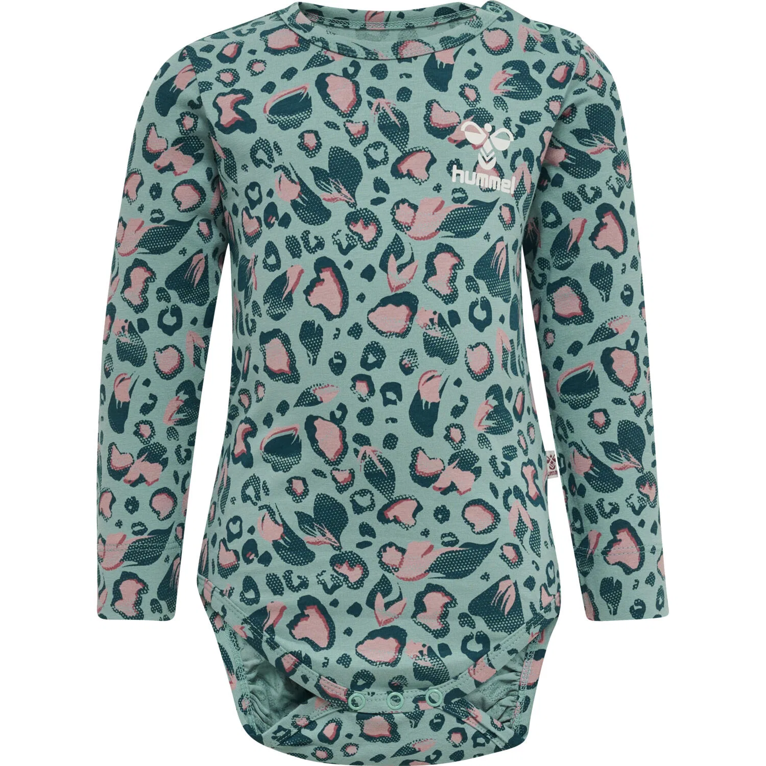 Детский боди с длинным рукавом Sonja Hummel, Blau Tiefseeblau Mediterranes Blau