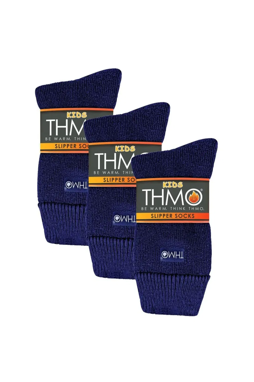 Домашние носки-тапочки с нескользящей подошвой Thmo, Navy — фото 2
