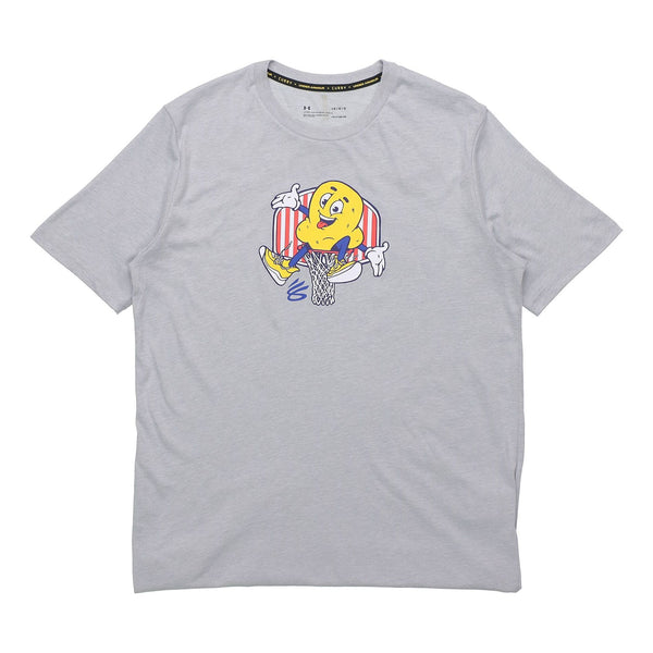 

Футболка curry popcorn short sleeve men's grey Under Armour, серый