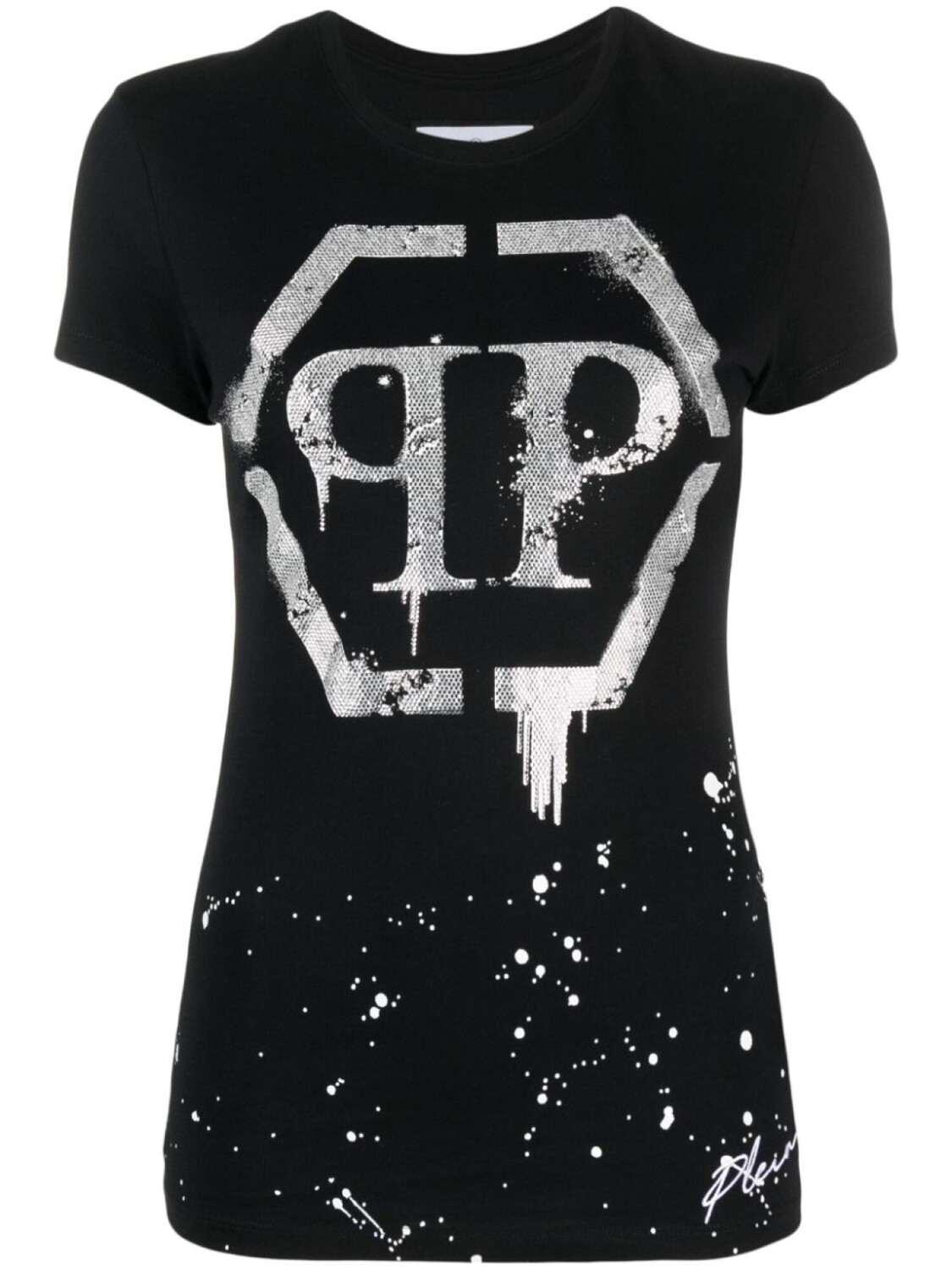 

Philipp Plein футболка с логотипом, черный