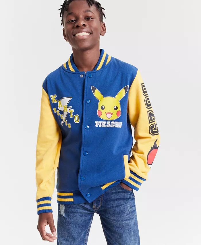 

Куртка Big Boys Pikachu Varsity Pokemon, синий