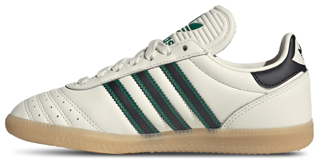 Кроссовки для мальчиков Samba JP Adidas, цвет Gum/Off White/Core Black — фото 2