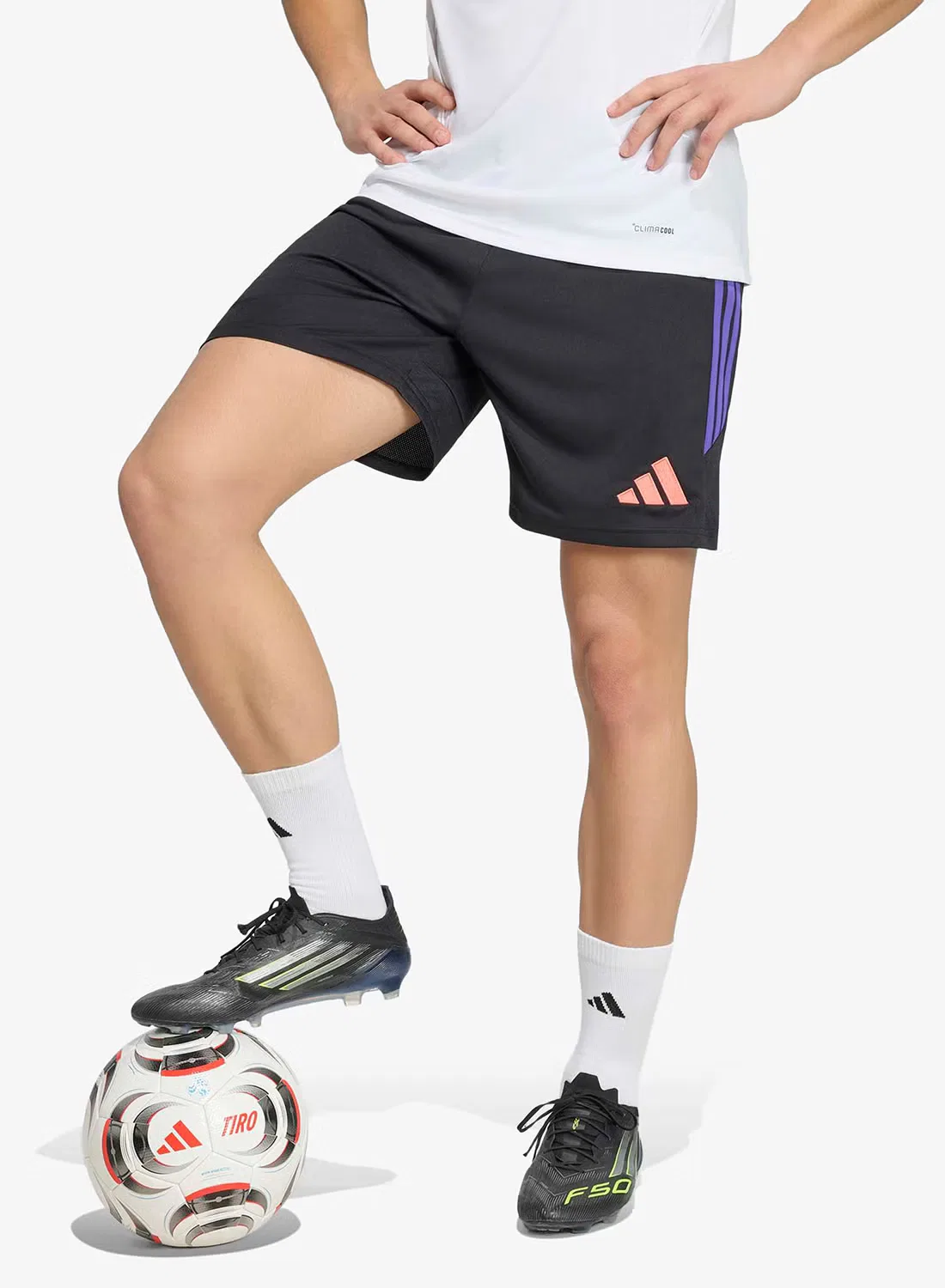 Шорты спортивные с технологией Climacool Tiro26 League Adidas, черный
