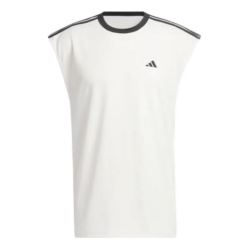 Футболка без рукавов Basketball All World Adidas, белый