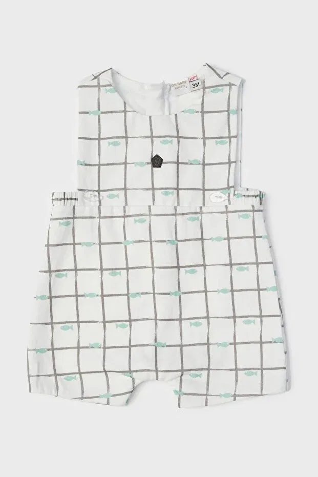 Детский комбинезон для мальчиков с принтом Layette, Patterned