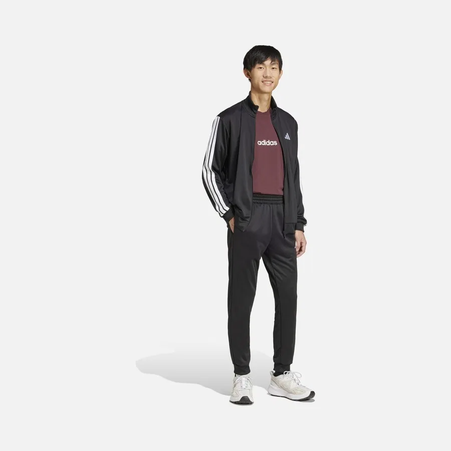 Спортивный костюм с флисовой подкладкой, с длинным рукавом, Sportswear Basic 3-Stripes adidas, Серый — фото 3