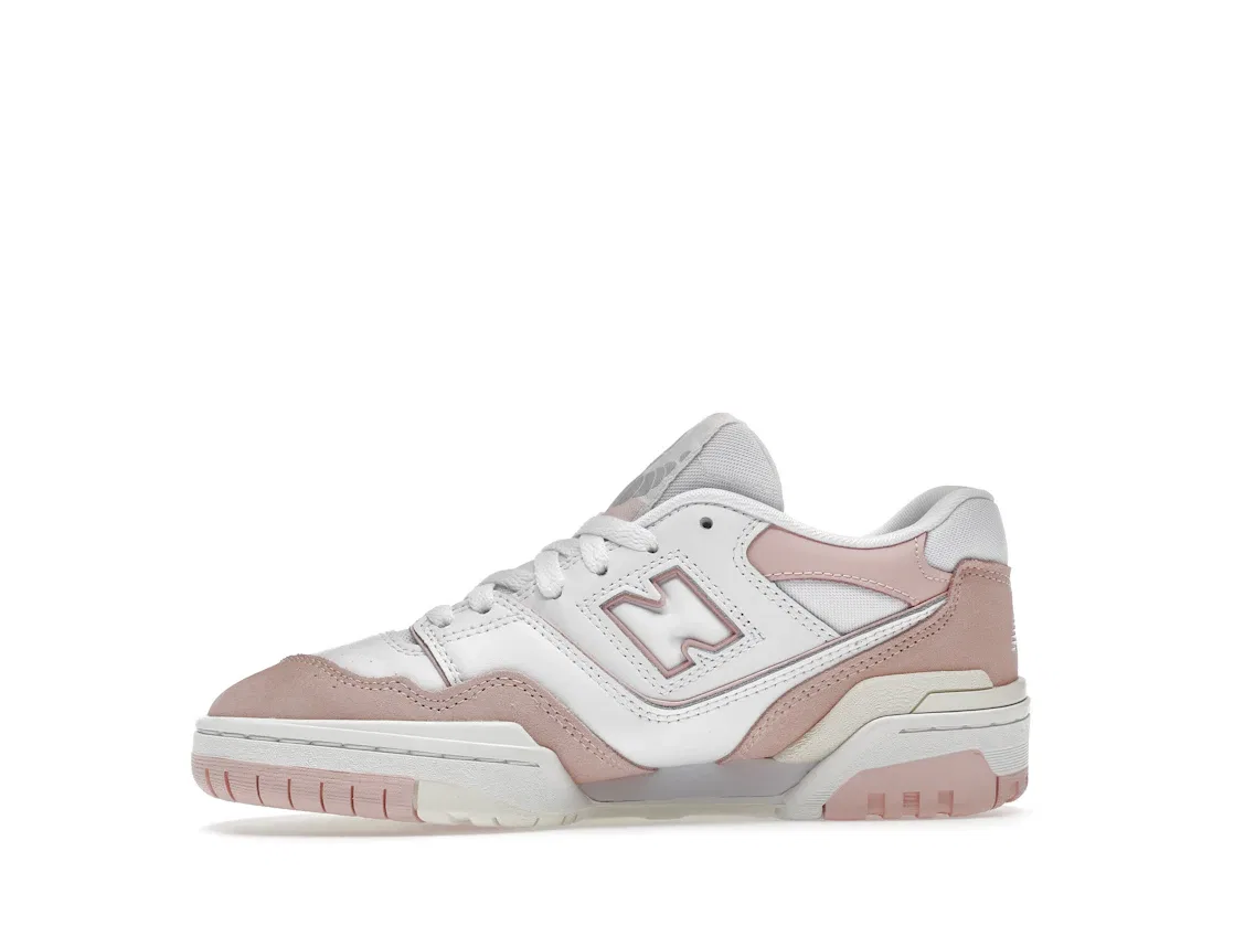 Детские кроссовки с низким вырезом New Balance 550, White Pink Sand Sea Salt — фото 3