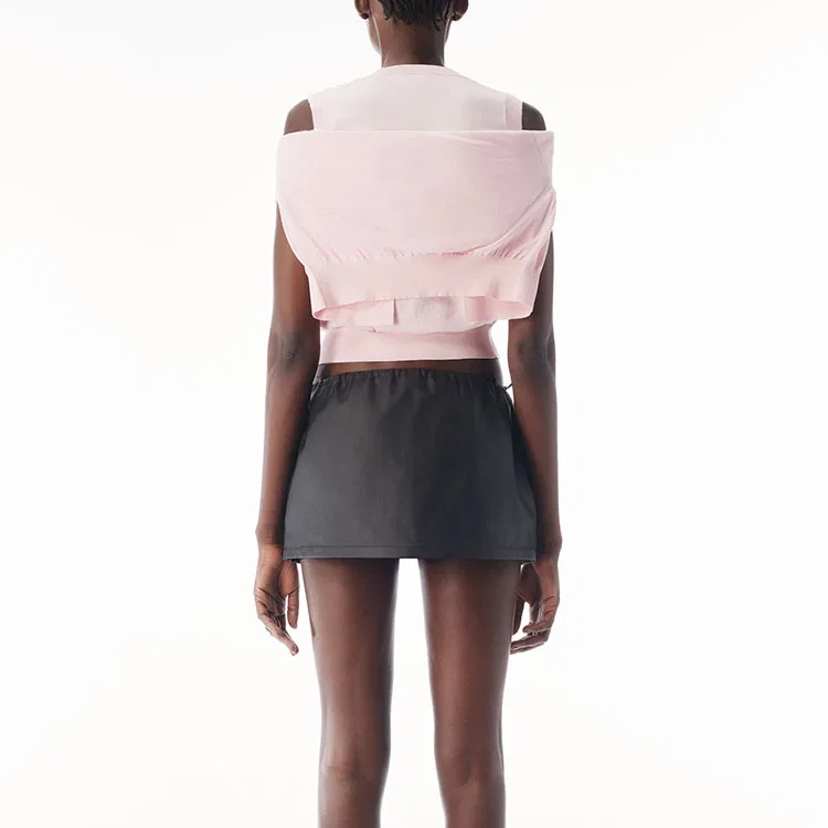 Женский топ с V-образным вырезом Alexander Wang, Pink — фото 4