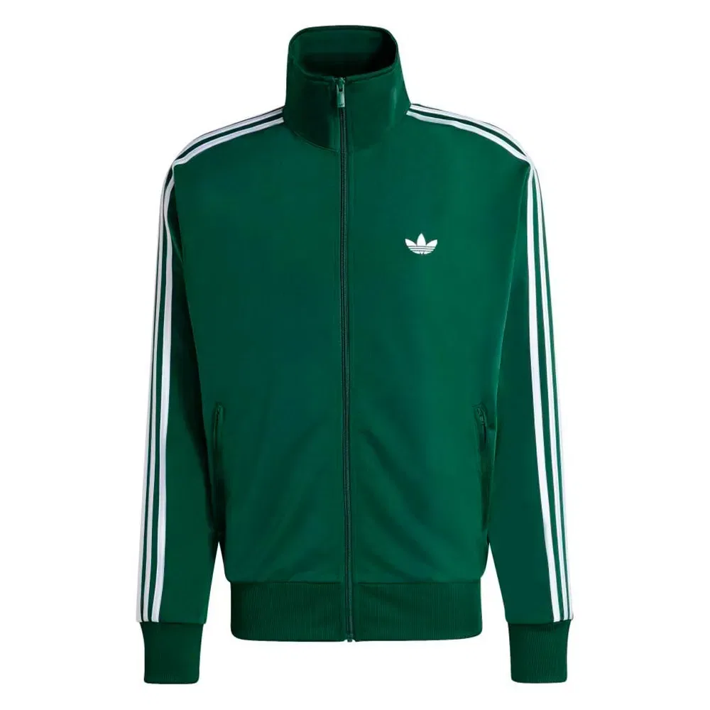 Свитшот на молнии Firebird Adidas Originals, зеленый