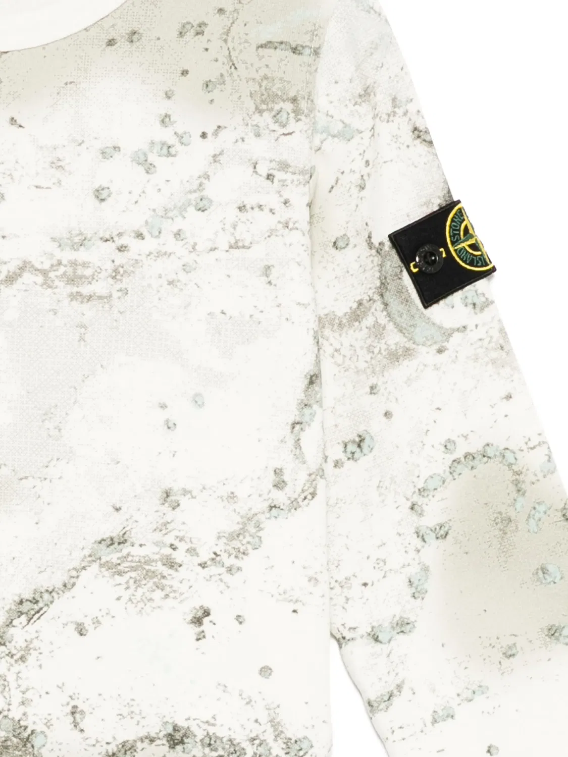 Stone Island Свитшот с нашивкой Белый — фото 2