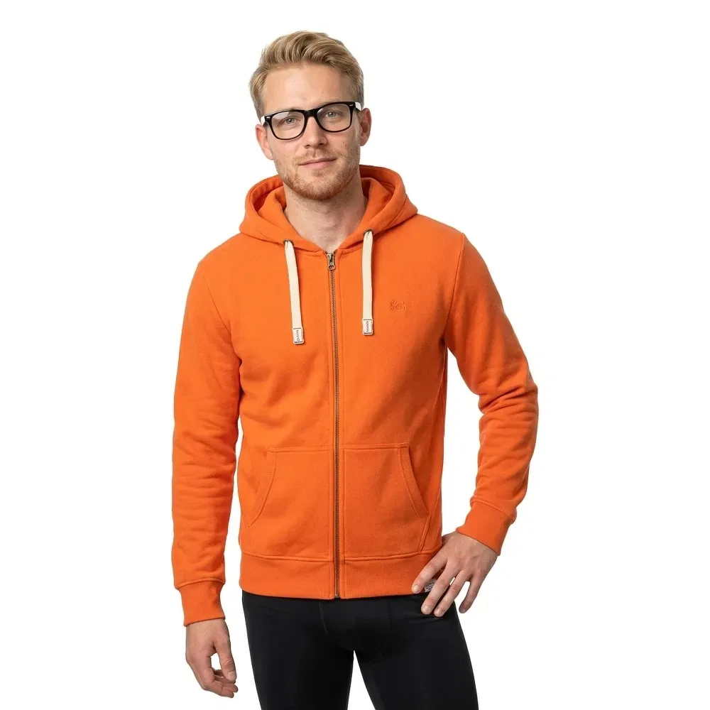 Худи на молнии Monogram Emb Superdry, оранжевый — фото 3