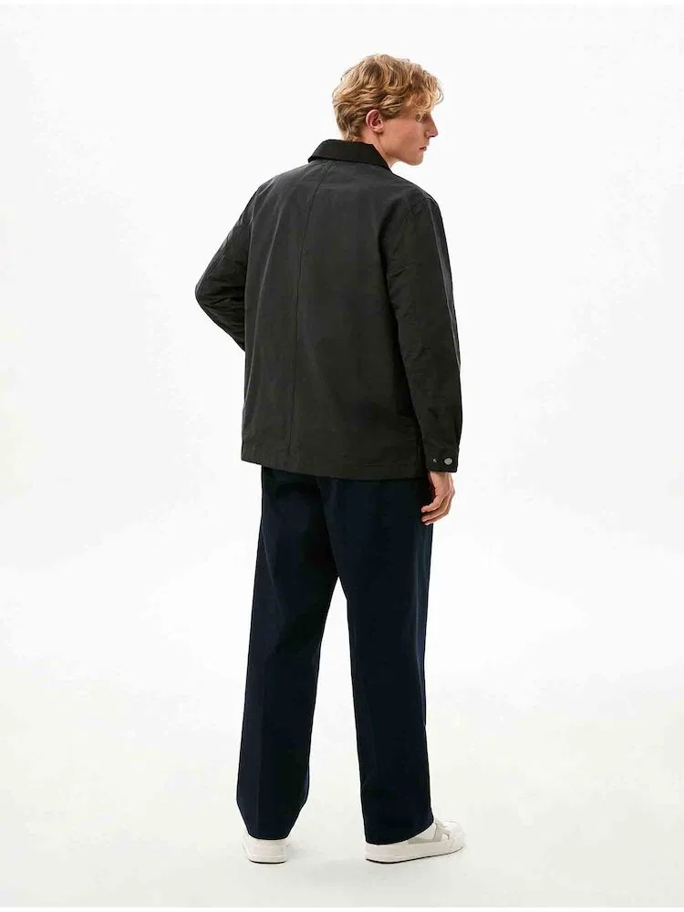 Куртка с вельветовым воротником, Regular Fit TOMMY HILFIGER, Black — фото 3