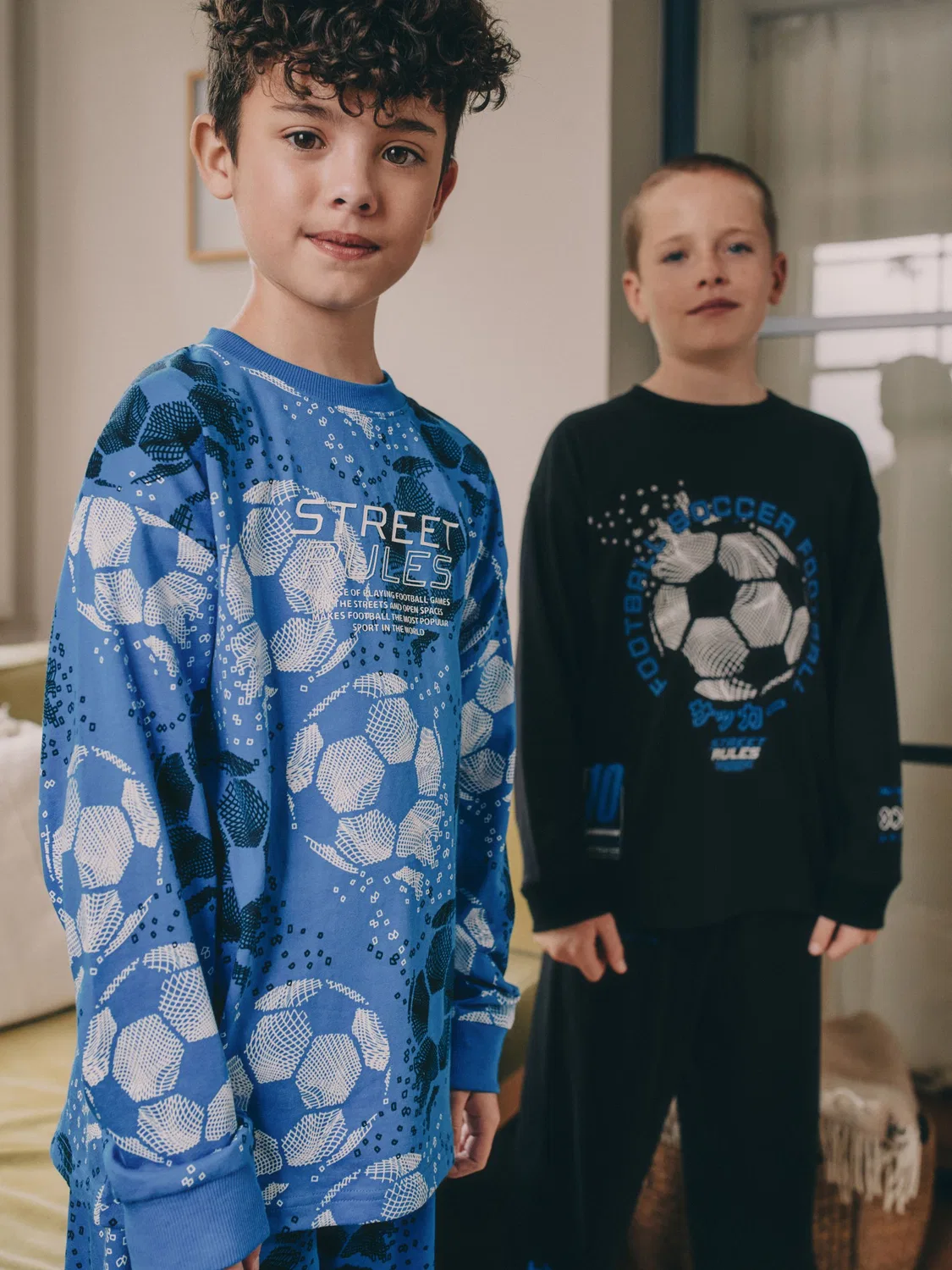 Пижама Next Football, сине-черный — фото 2