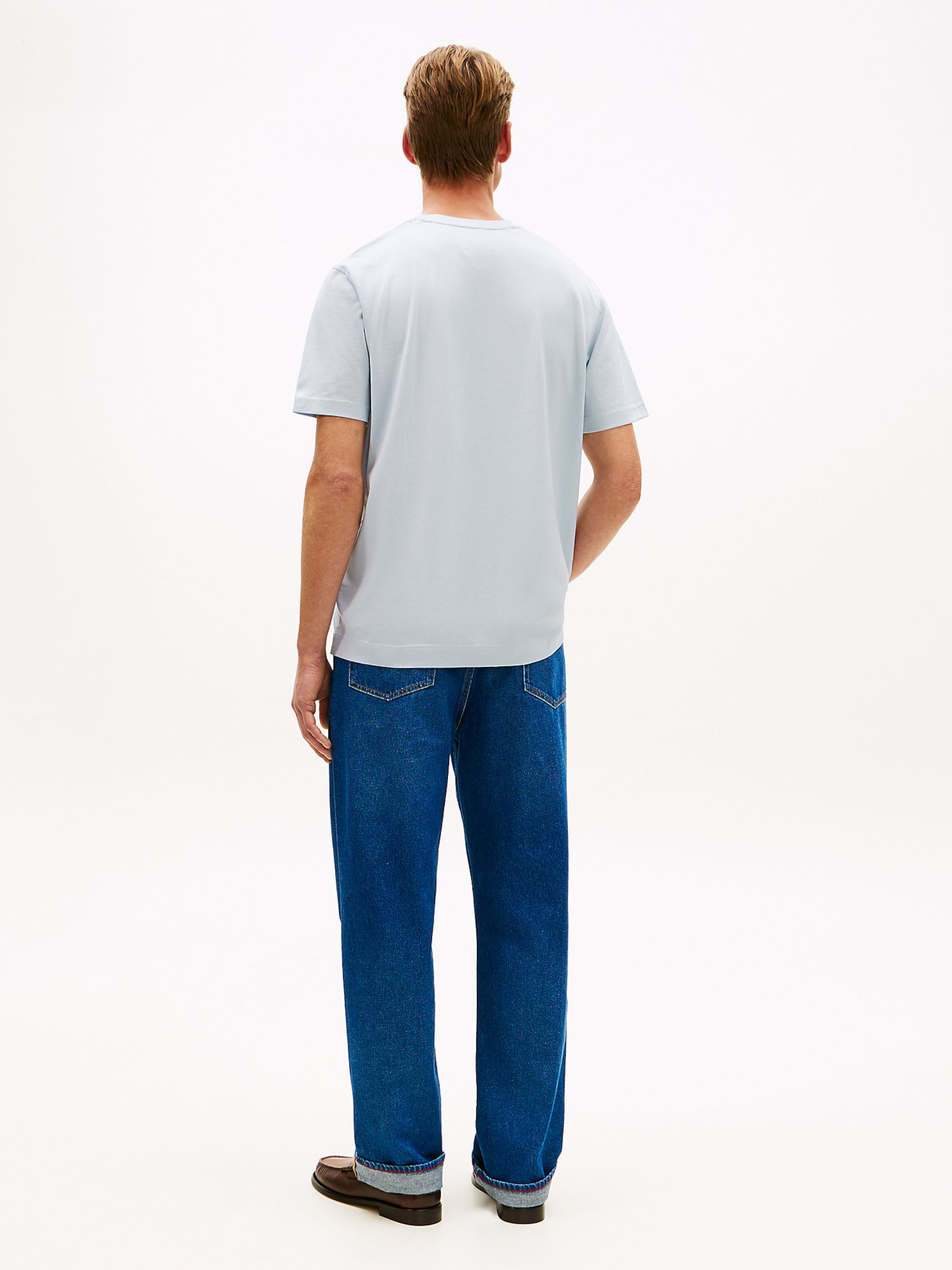 TOMMY HILFIGER Футболка в цвете Navy, Light Blue — фото 2
