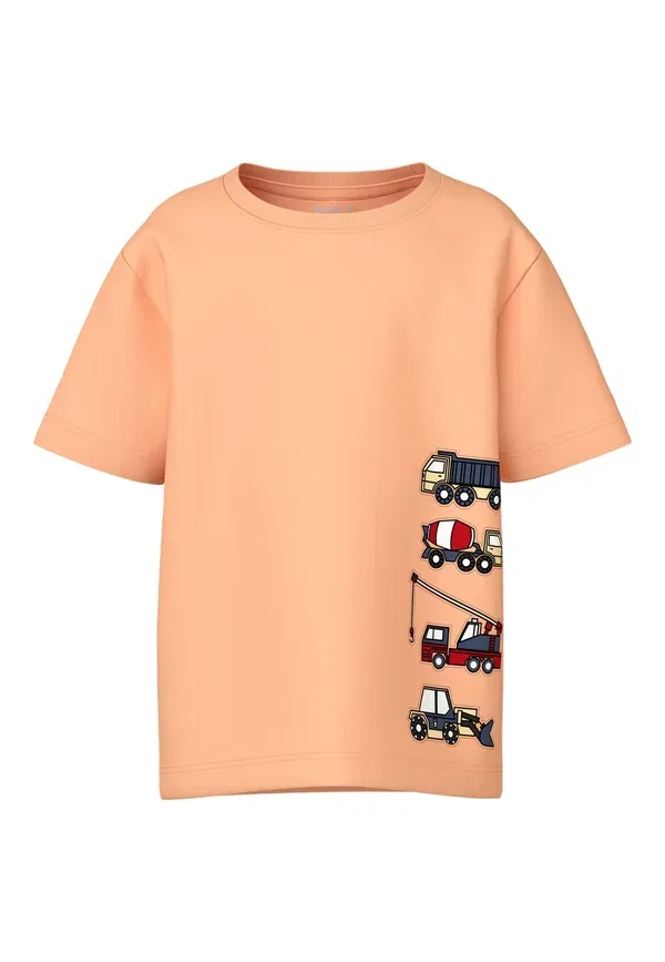 Футболка с принтом Vagno kurzarmshirt 2er pack Name It, Orange, оранжевый — фото 4