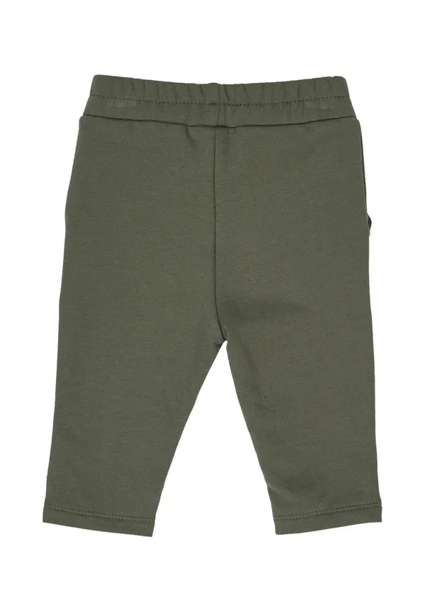 Брюки хлопковые Trousers Musli By Green Cotton deep green, темно-зеленый — фото 2