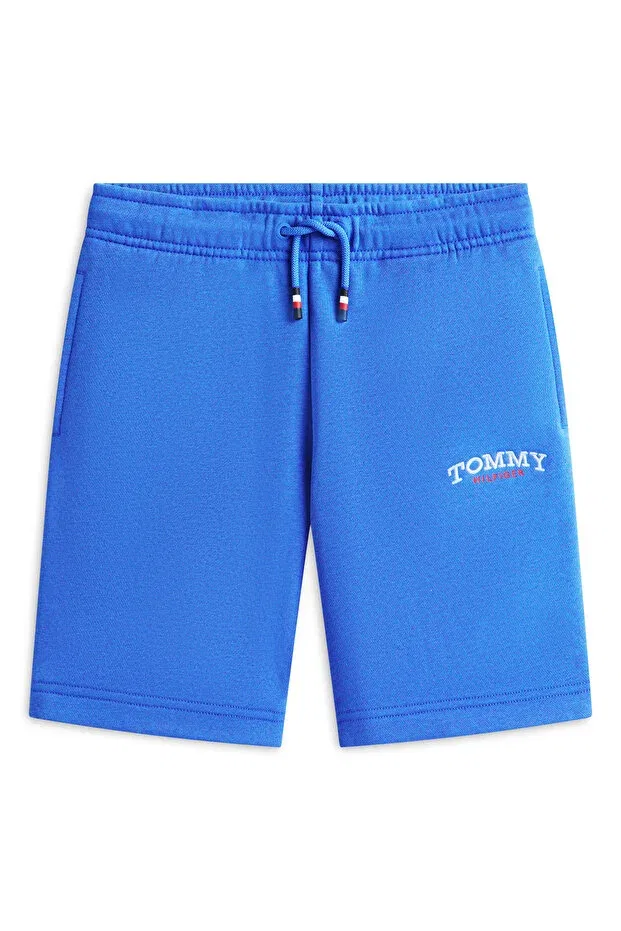 Детские шорты для девочек хлопковые Tommy Hilfiger, Blue — фото 3