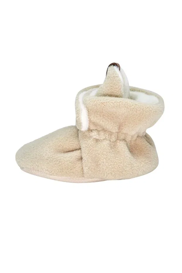 Детские тапочки без скольжения с флисом Generic Brands, Beige — фото 3