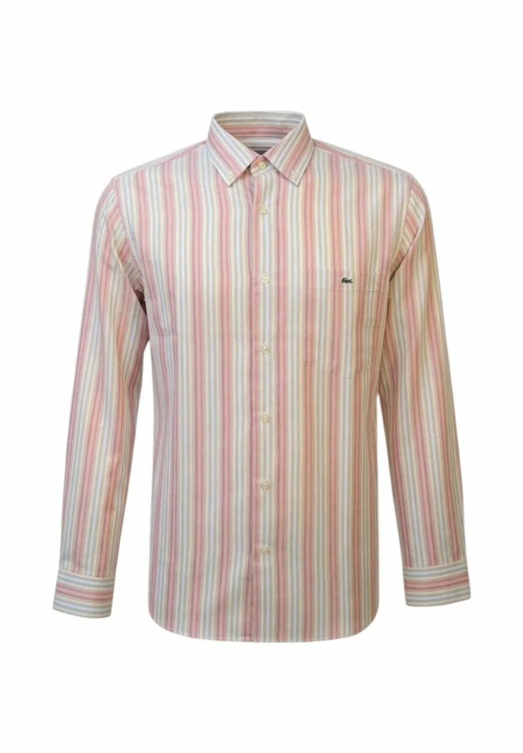 Camicia col 83h - рубашка Lacoste, Mottled Beige — фото 3