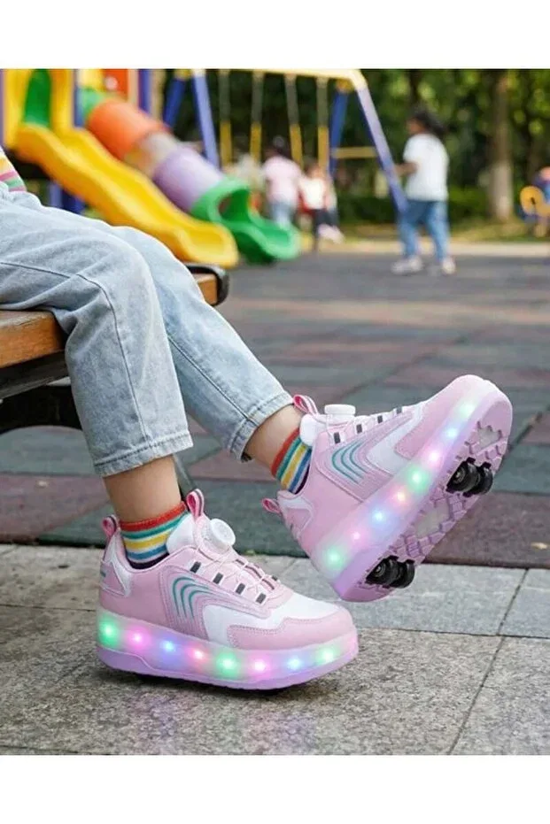 Детские туфли для девочек с принтом Arzen Bebe, Pink