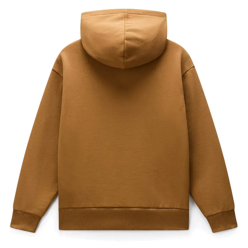 Детский свитшот для мальчиков с принтом Napapijri New Box Logo, Brown — фото 4