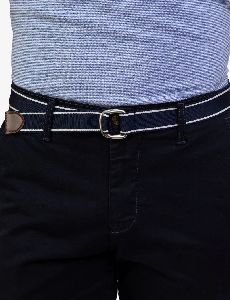 Мужские шорты U.S. Polo Assn. Hartford Belted, осенний синий — фото 4