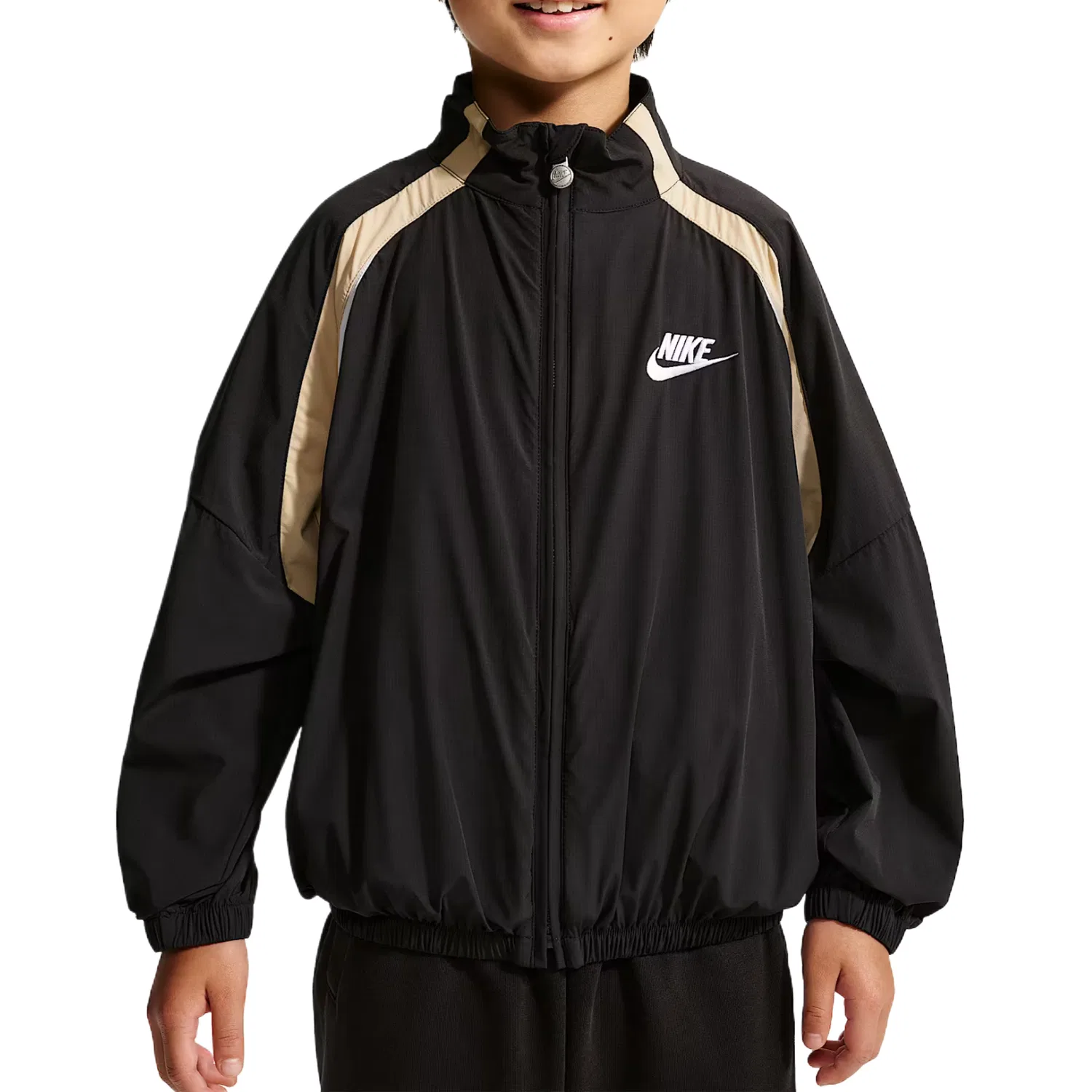 Детская куртка с воротником-стойкой Nike, Black