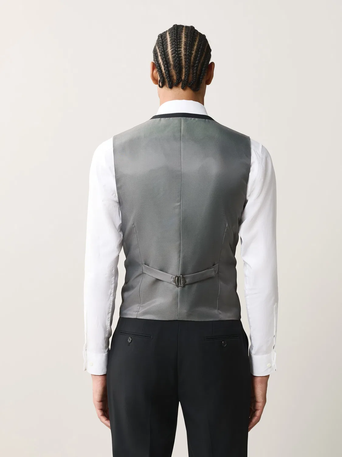 Жилет классический Regular Fit Essential Suit Next, черный — фото 4
