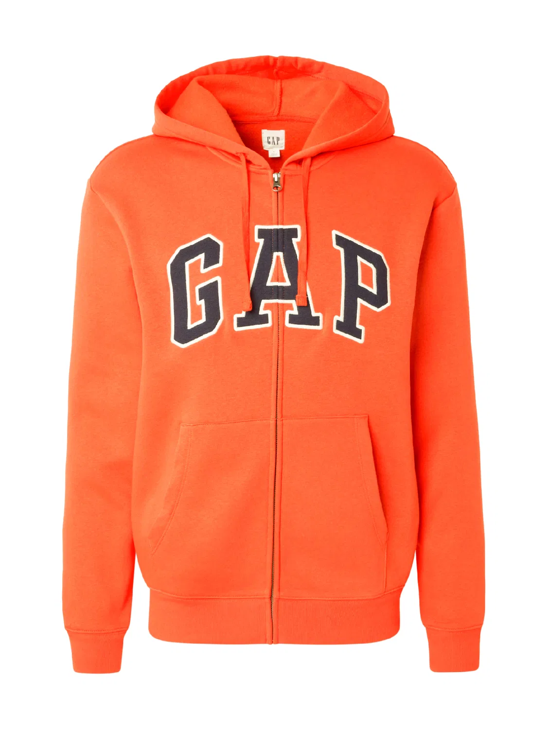 Толстовка на молнии Gap Heritage оранжевого цвета
