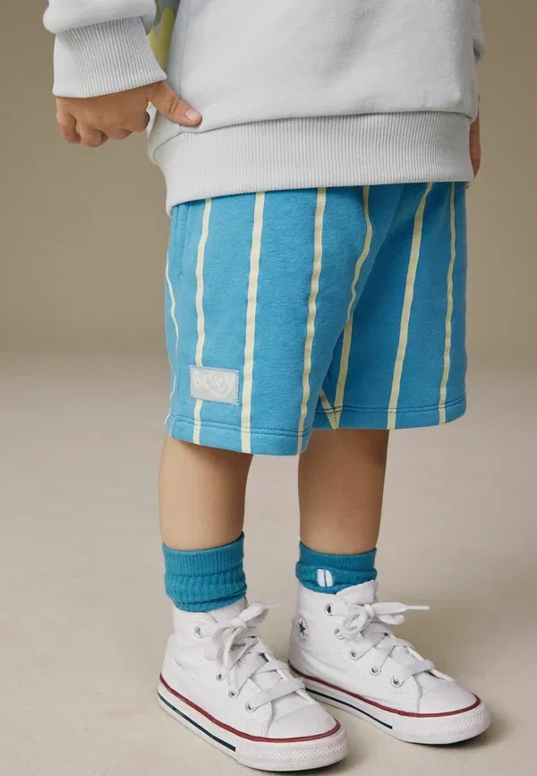 Комплект из свитшота и брюк с принтом Bluey, Regular fit, Next, синий — фото 3