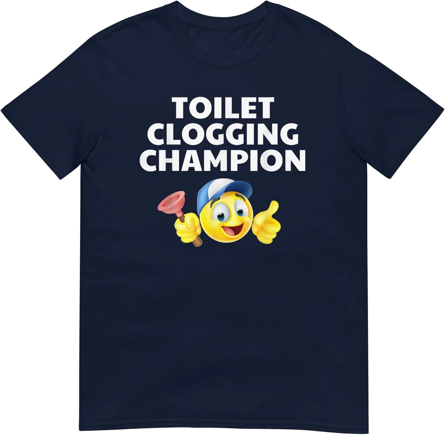 Футболка с принтом Toilet Clogging Champion Regular Fit, Black — фото 2