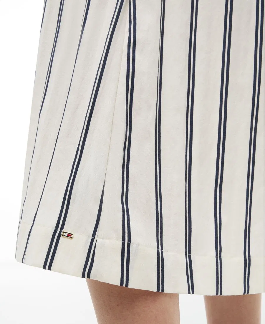 Платье-миди с nautical полоской и пуговицами спереди Tommy Hilfiger, Dune Calico Navy Stripe — фото 3