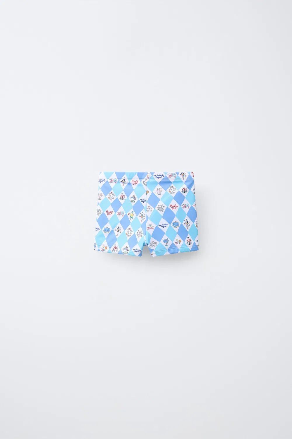 2-6 лет / Плавки-боксеры с цирковым принтом ZARA, Blue/White — фото 2