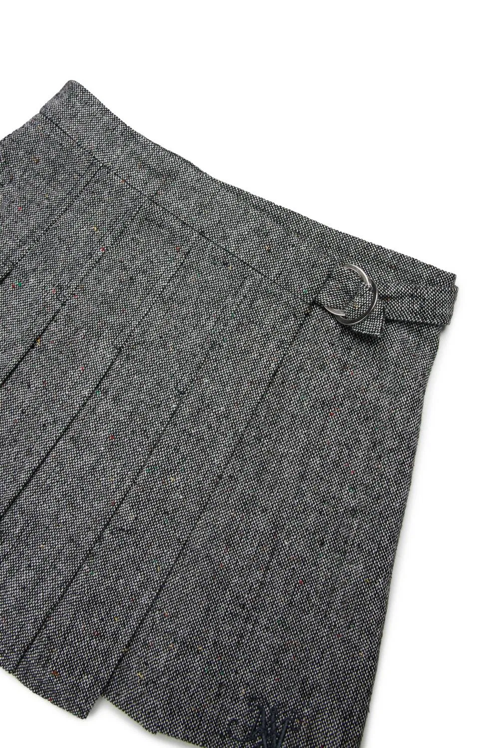 Детская юбка с запахом из твида Gonna Short Tweed Wrap Max & Co, Gray — фото 3
