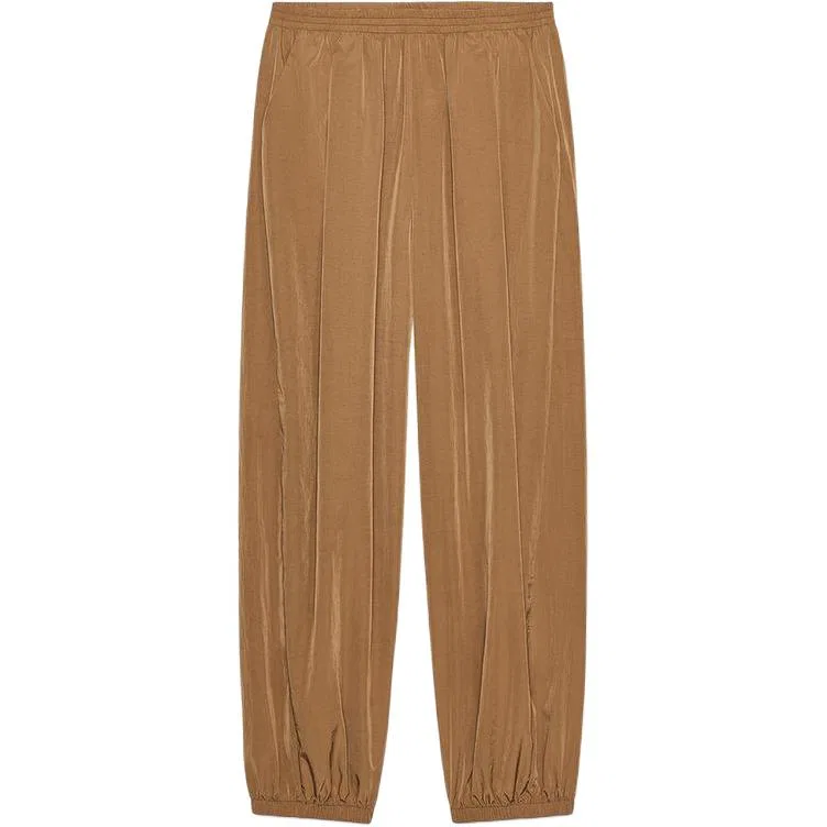 Женские повседневные брюки со средней посадкой и манжетами Mustard ZARA, Mustard