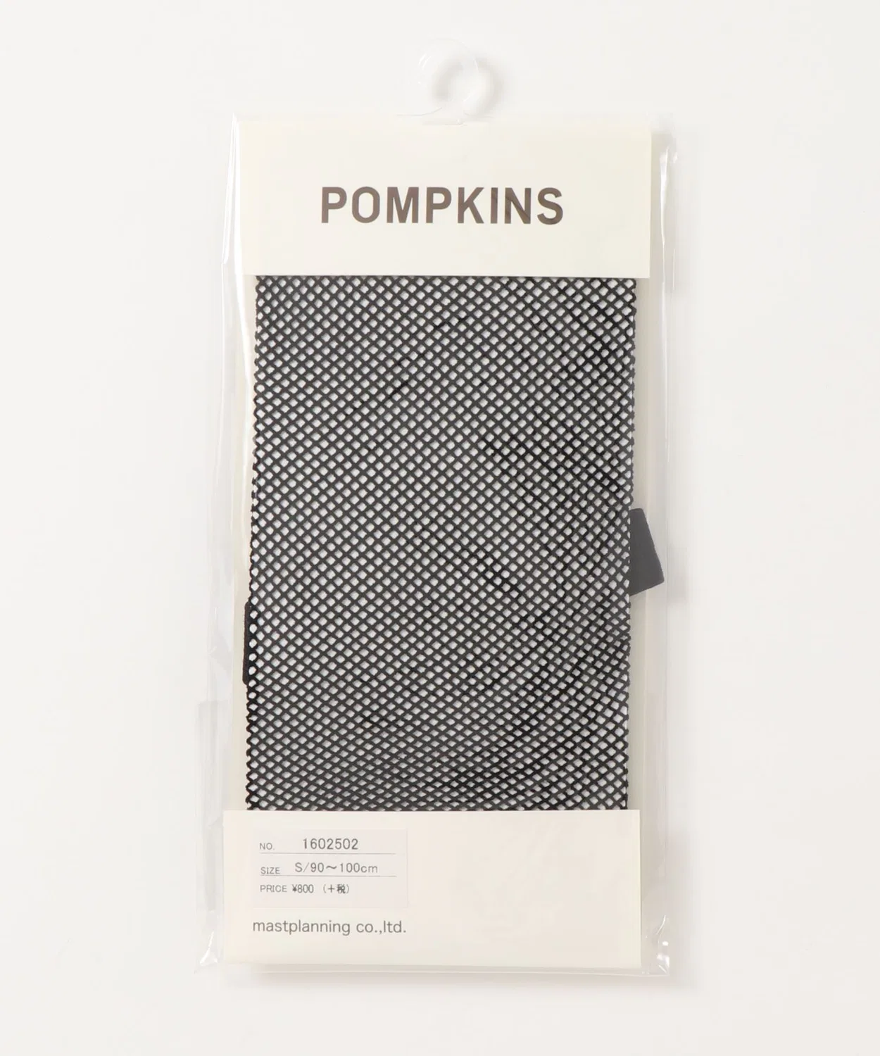 Детские сетчатые колготки с длинным рукавомPOMPKINS, Черный