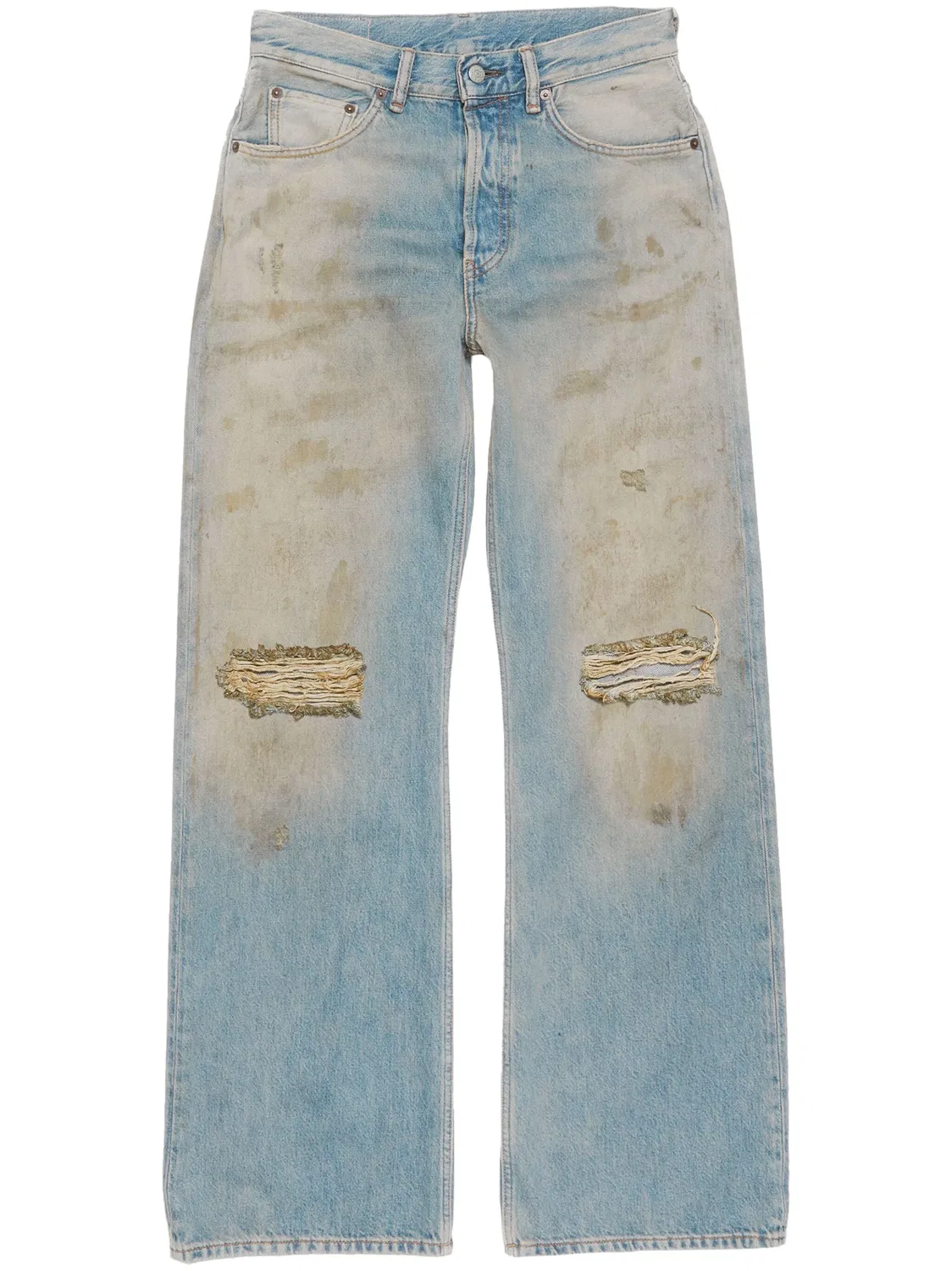 Джинсы широкого кроя 2021 Acne Studios, синий