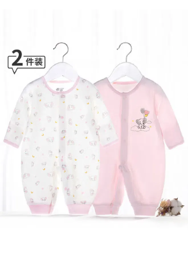 Боди-комбинезон хлопковый комплект 2 шт. с кукольным платьем Bornbay, розовый