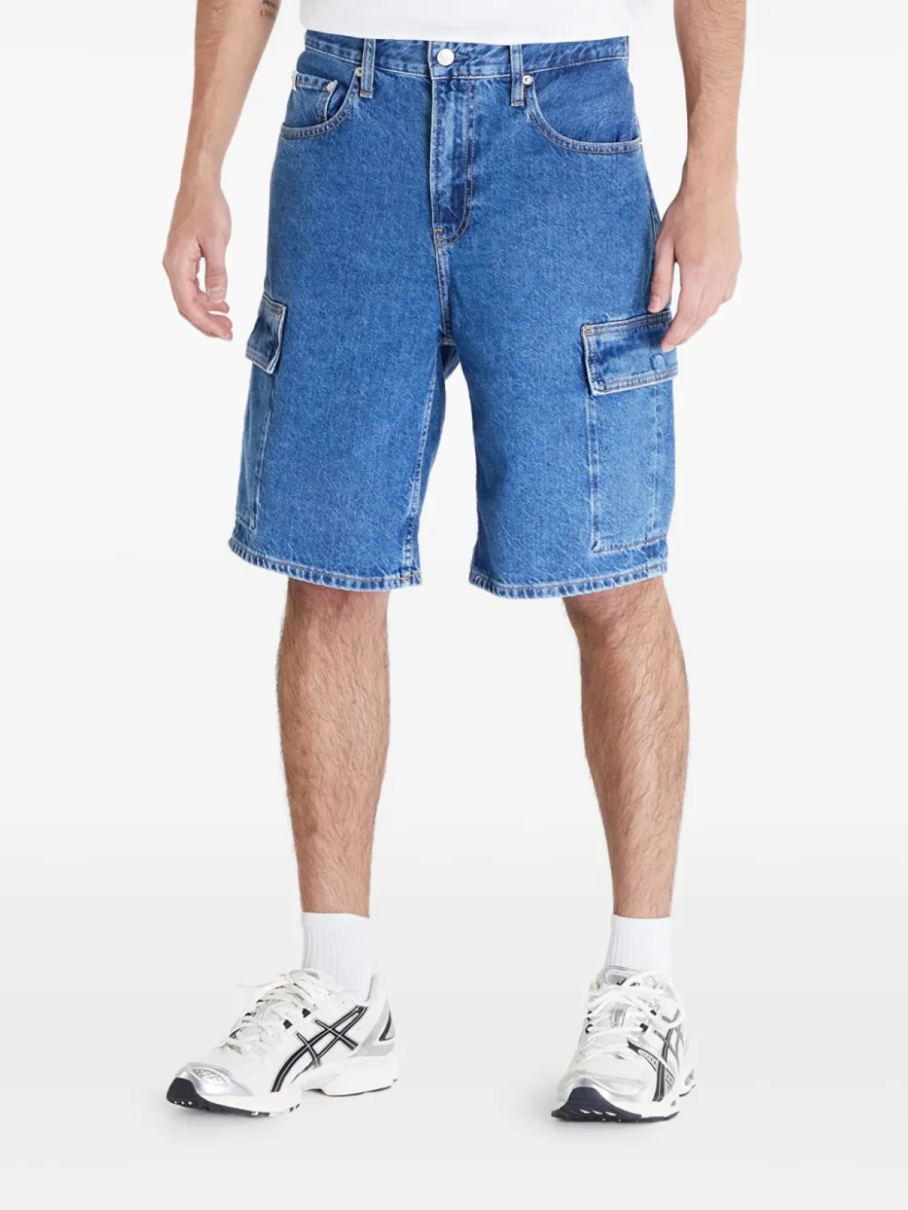 

Calvin Klein Jeans хлопковые шорты, синий