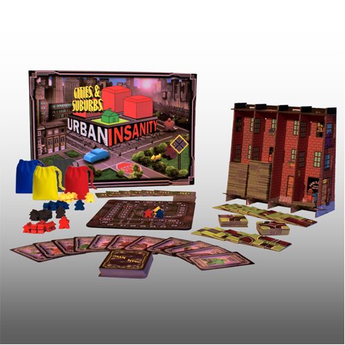 

Настольная игра Urban Insanity – Base Game – Cities And Suburbs