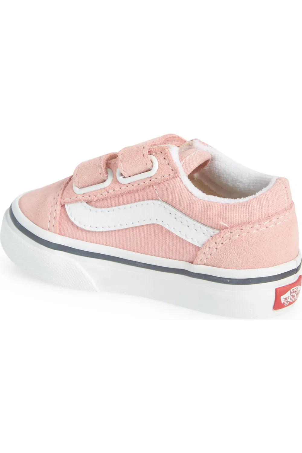 Кроссовки детские с блестящим верхом Old Skool Vans, Powder Pin — фото 2