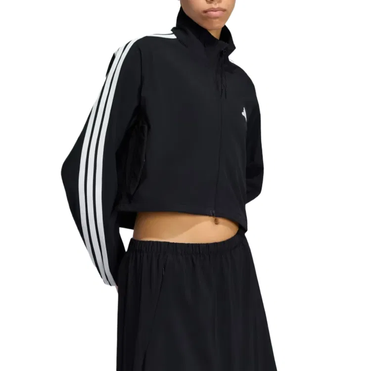 Женская куртка с водолазкой Black Turtleneck Adidas, Black — фото 3